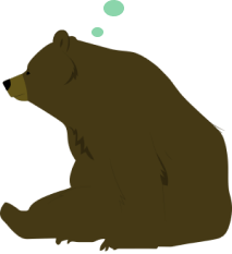 Bear Logics медведь думает
