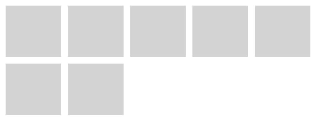 Пример адаптивной сетки для сайта с множеством элементов